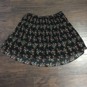 Madewell Floral Pleated Skirt- Size 6